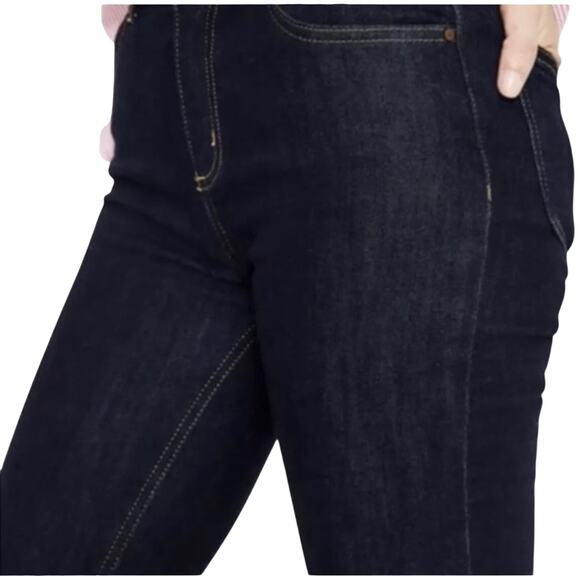 Boden Dark Wash Blue Preppy Boho Classic Fit Skinny Jeans Size 10 - Picture 7 of 13